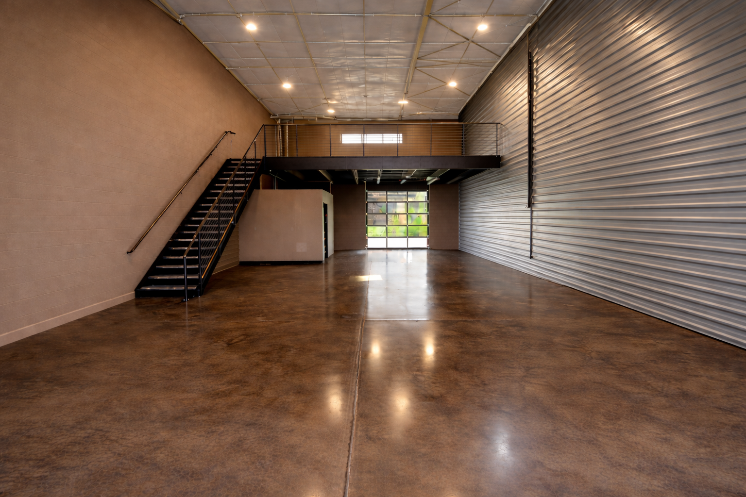 Corrugated Steel - Warm Theme - Mocha Polish